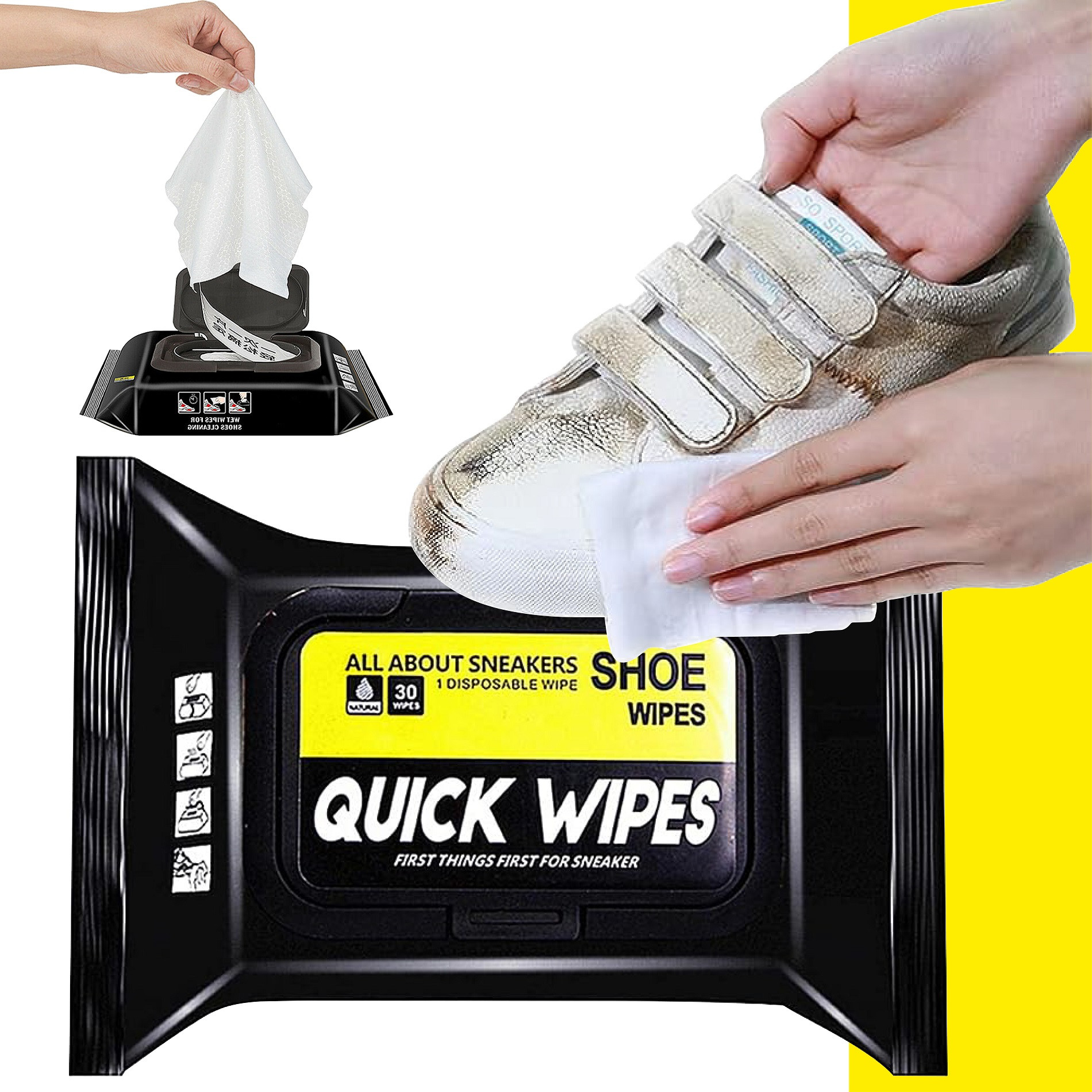 Miniatura 6 de Toallitas Limpieza Rapida De Zapatos X30